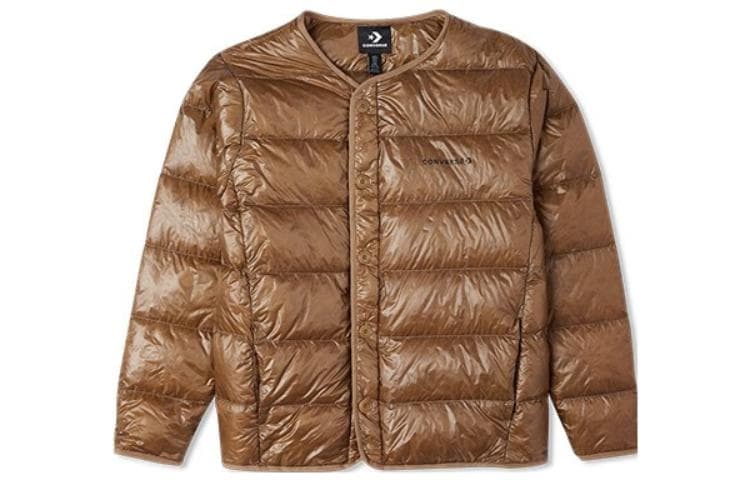 Зимняя куртка Converse Long Sleeve Down Jacket Green - изображение 4