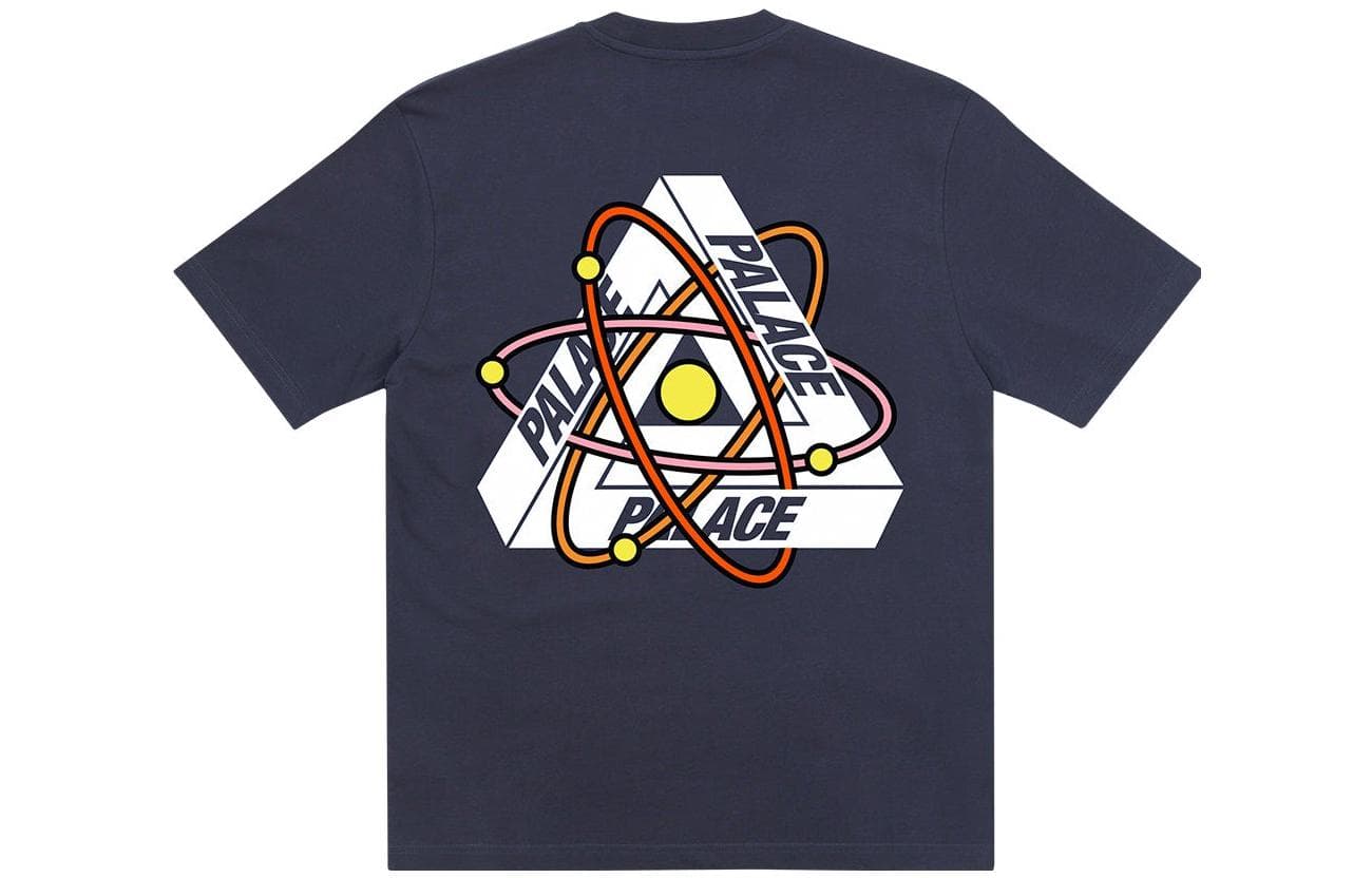 Футболка PALACE FW22 Tri-atom T-shirt Navy LogoT - изображение 1