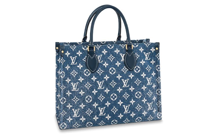 Сумка Louis Vuitton Onthego MM Blue - изображение 1