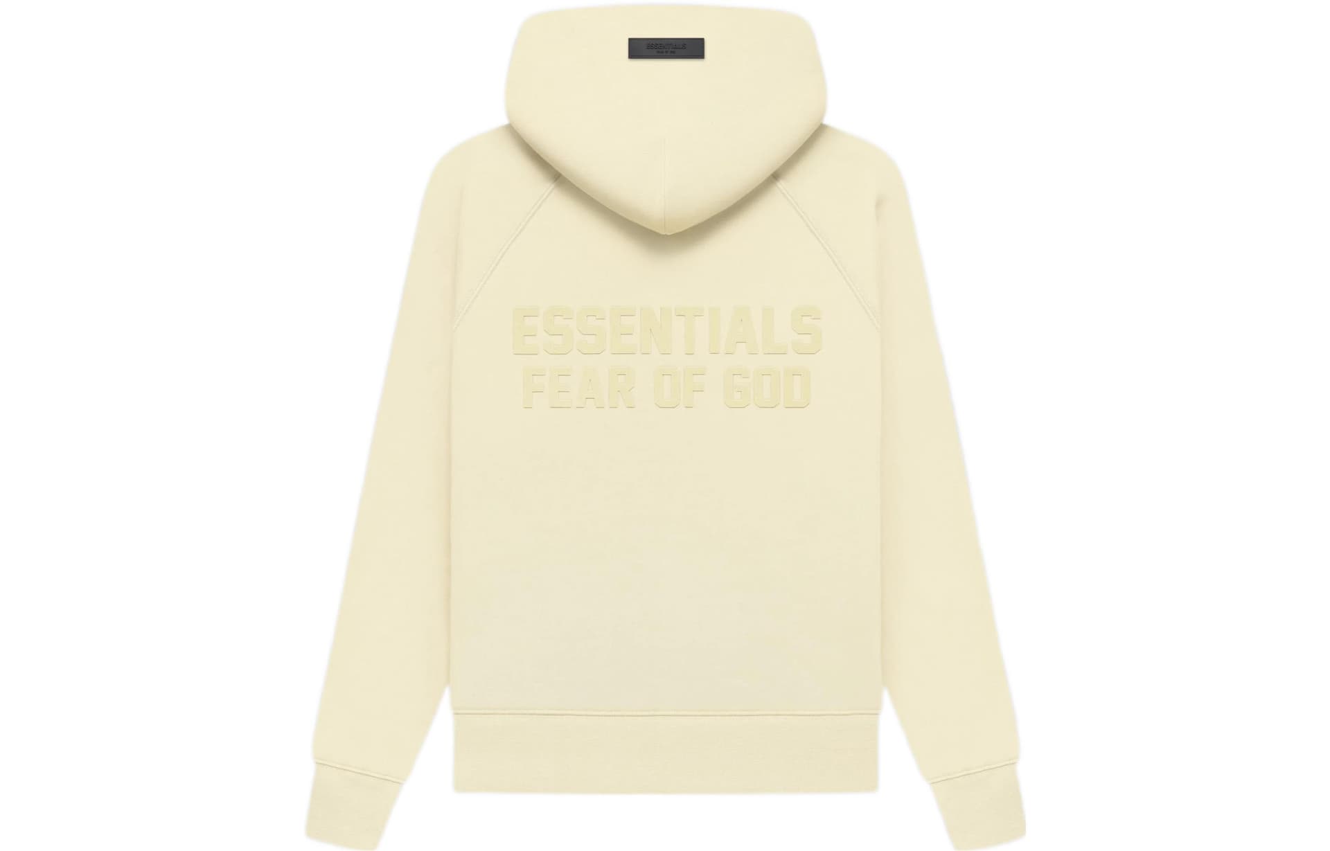 Fear of God Essentials FW22 Kids Fullzip Hoodie Canary Logo - изображение 2