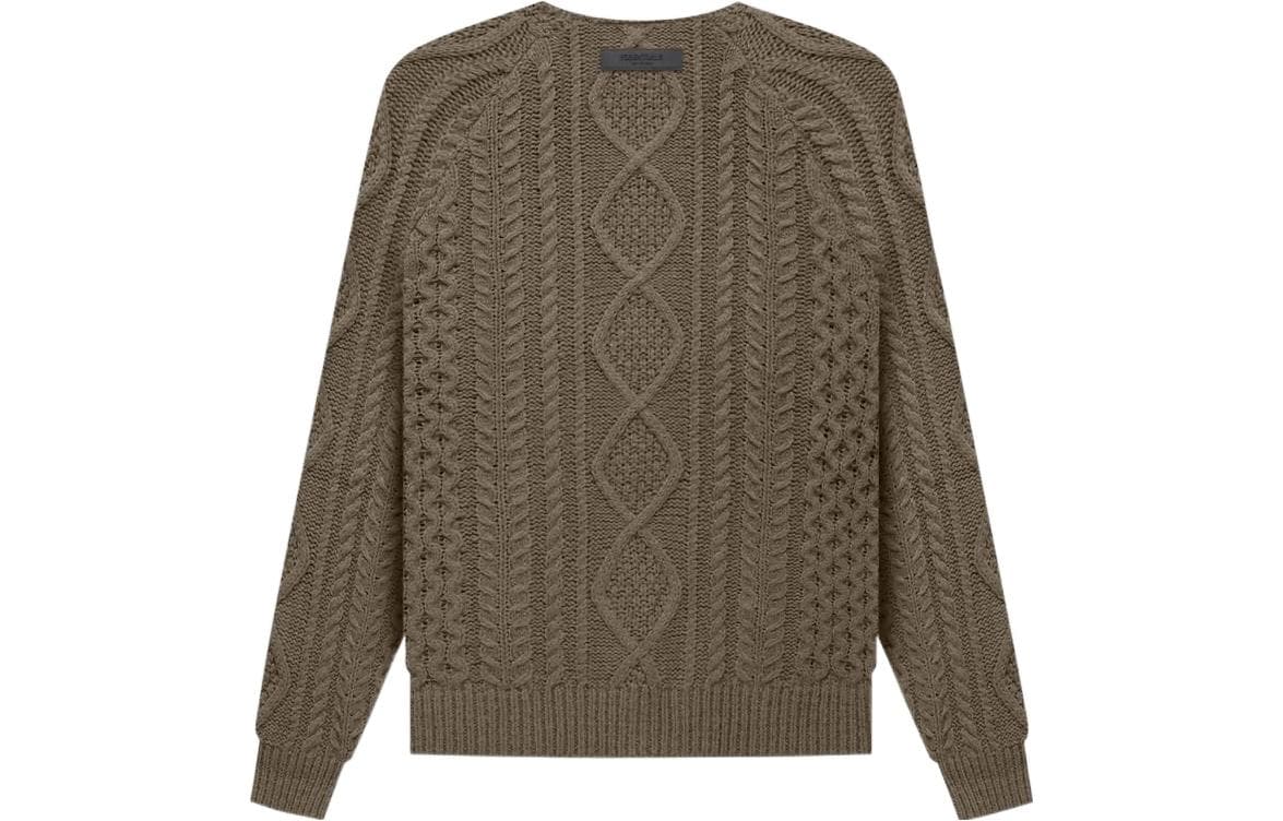 Кофта Fear of God Essentials FW22 Cable Knit Wood - изображение 2