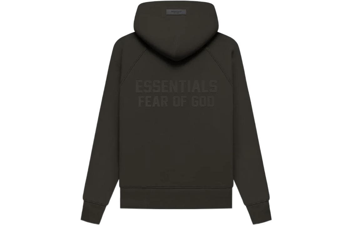 Fear of God Essentials Kids Fullzip Hoodie Off Black - изображение 2