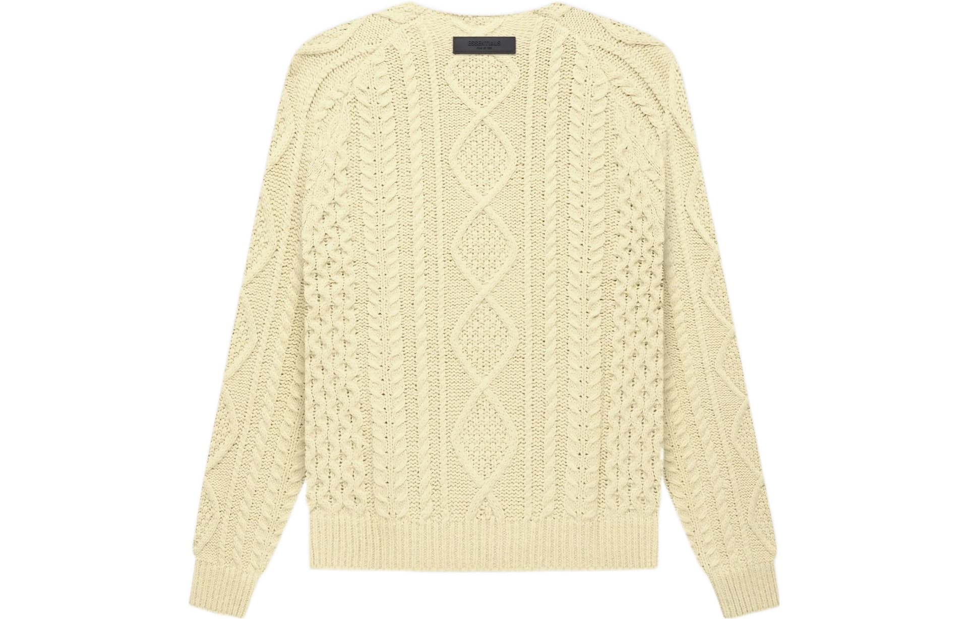 Кофта Fear of God Essentials FW22 Cable Knit Canary - изображение 2