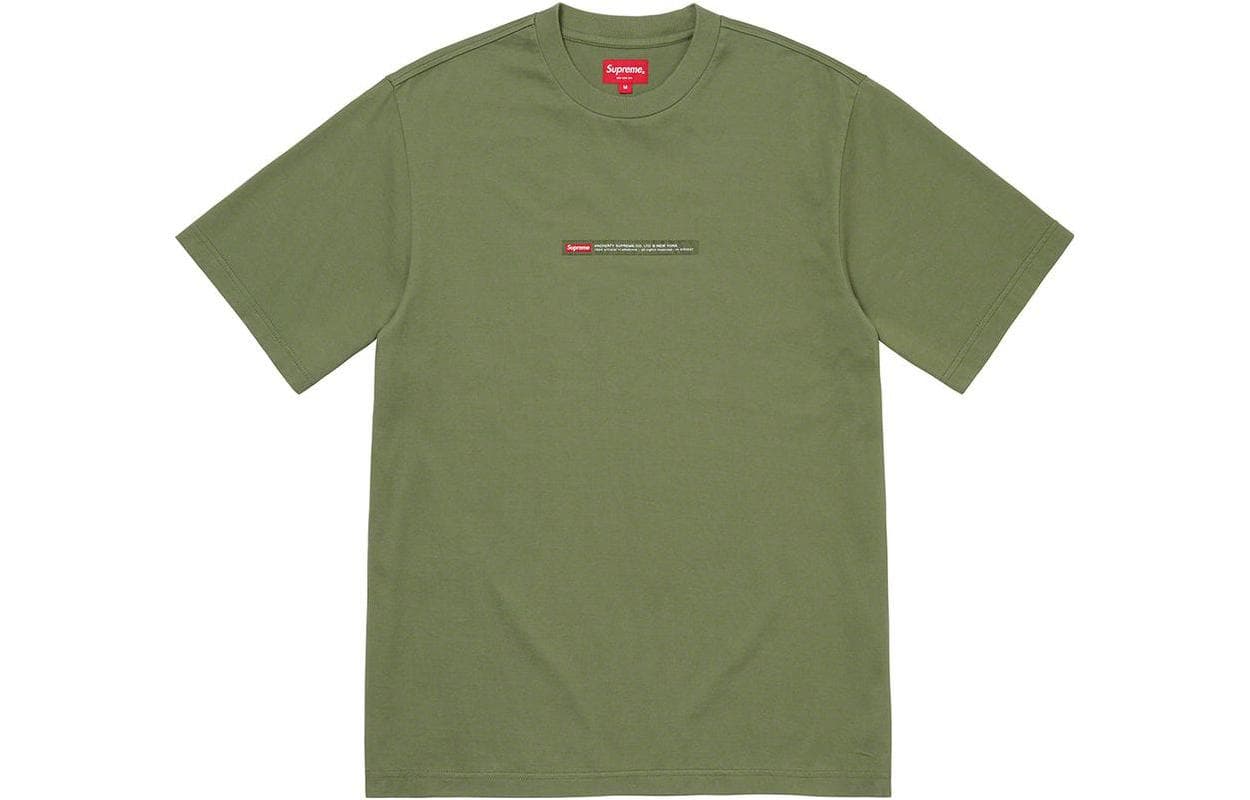 Футболка Supreme FW22 Week 6 Property Label Ss Top T - изображение 1