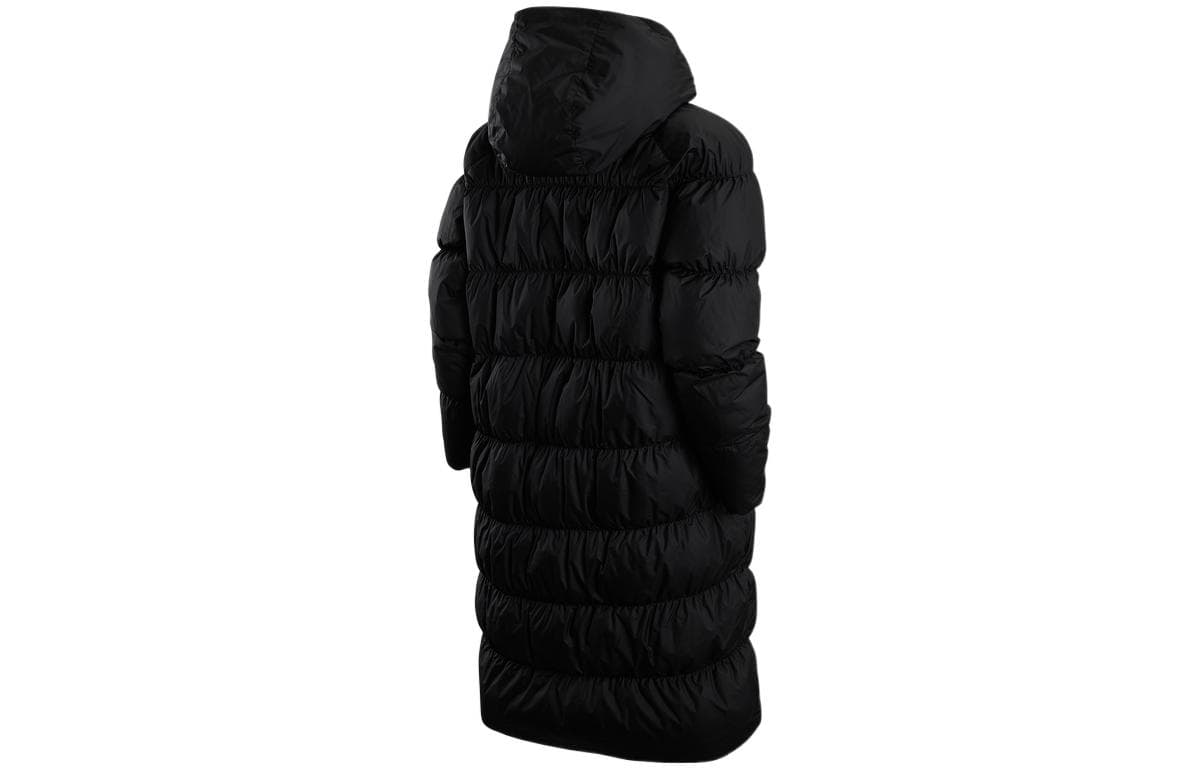 Пуховик Nike Long Hooded Down Jacket Contrast Logo Black - изображение 4