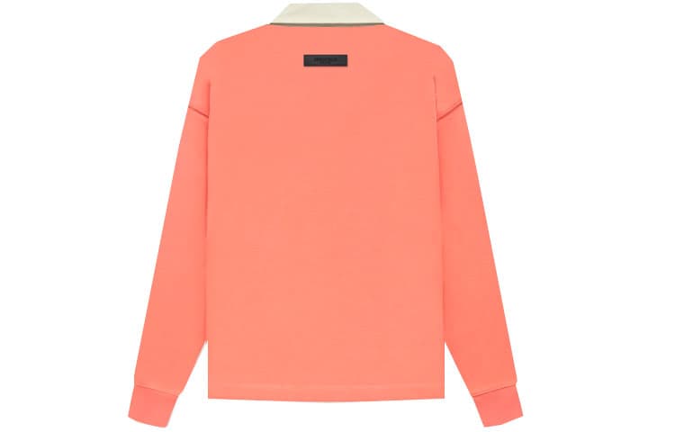 Поло Fear of God Essentials FW22 1977 Henley Rugby in Coral Polo - изображение 2