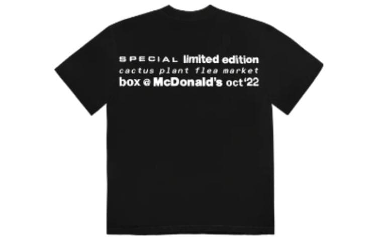 Футболка Cactus Plant Flea Market x McDonald's FW22 Black T-Shirt - изображение 2