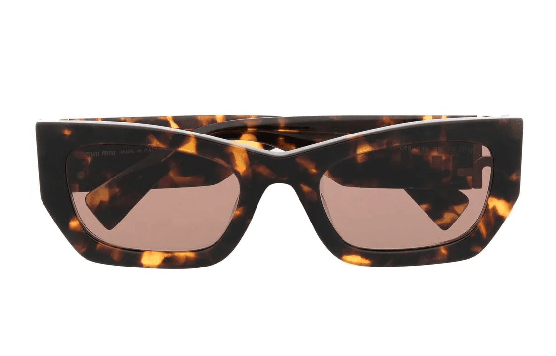 Солнцезащитные очки Miu Miu Cat Eye Brown - изображение 2