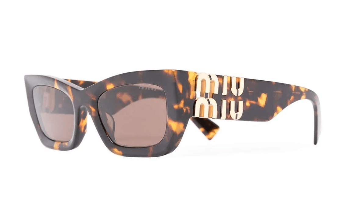 Солнцезащитные очки Miu Miu Cat Eye Brown - изображение 1