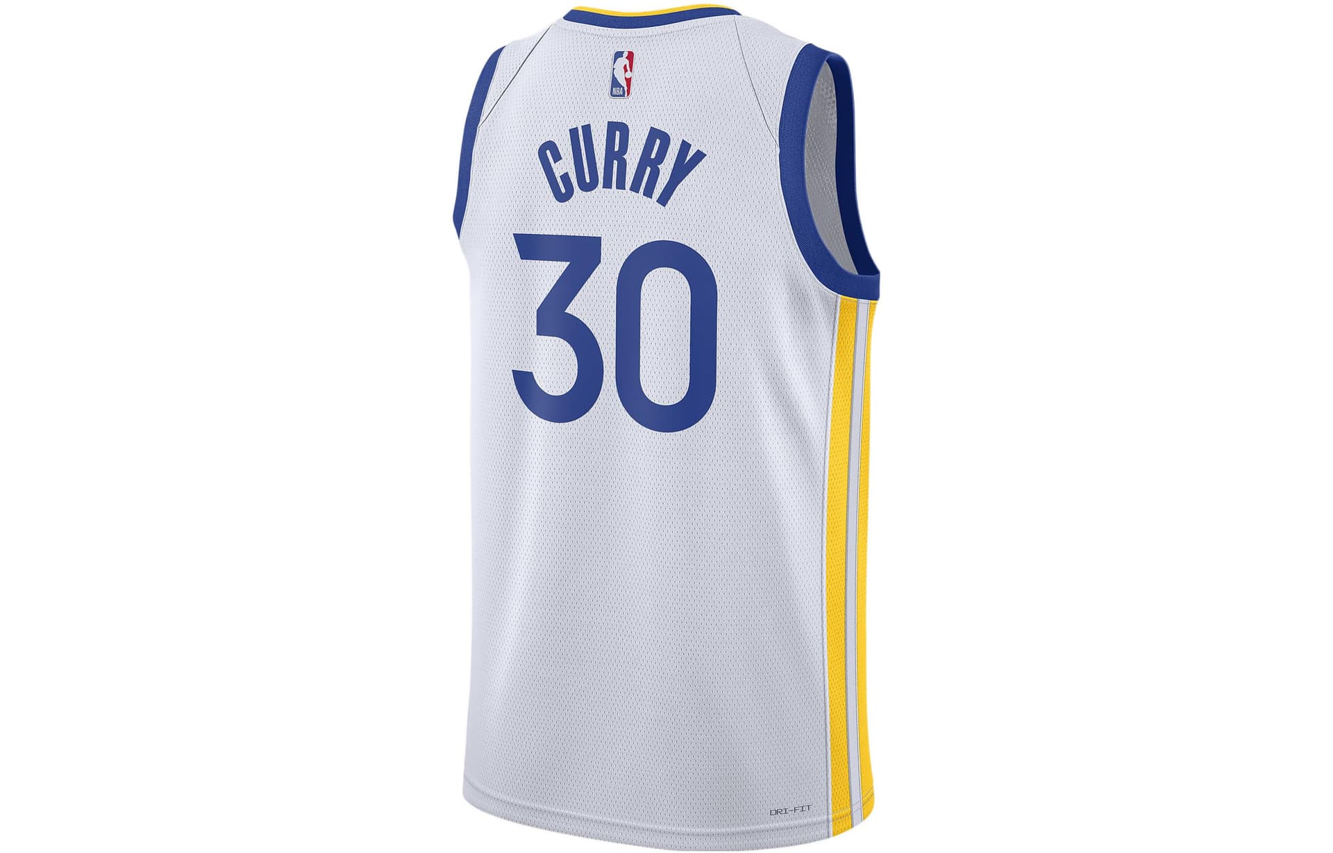 Баскетбольная майка Nike NBA Warriors Curry 30 Fan Jersey White - изображение 2