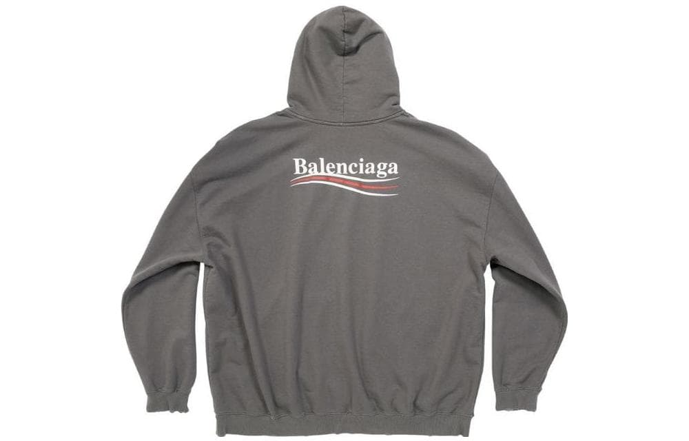 Кофта Balenciaga FW22 Logo Print Sweatshirt - изображение 2