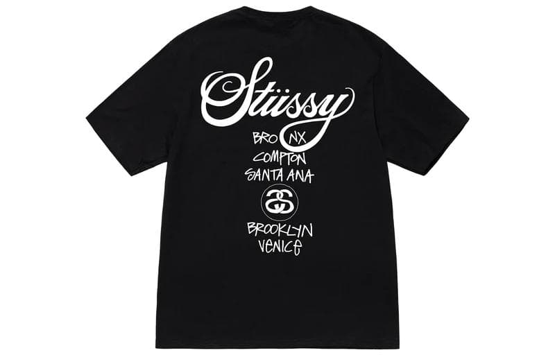 Футболка Stussy World Tour Tee LogoT - изображение 2