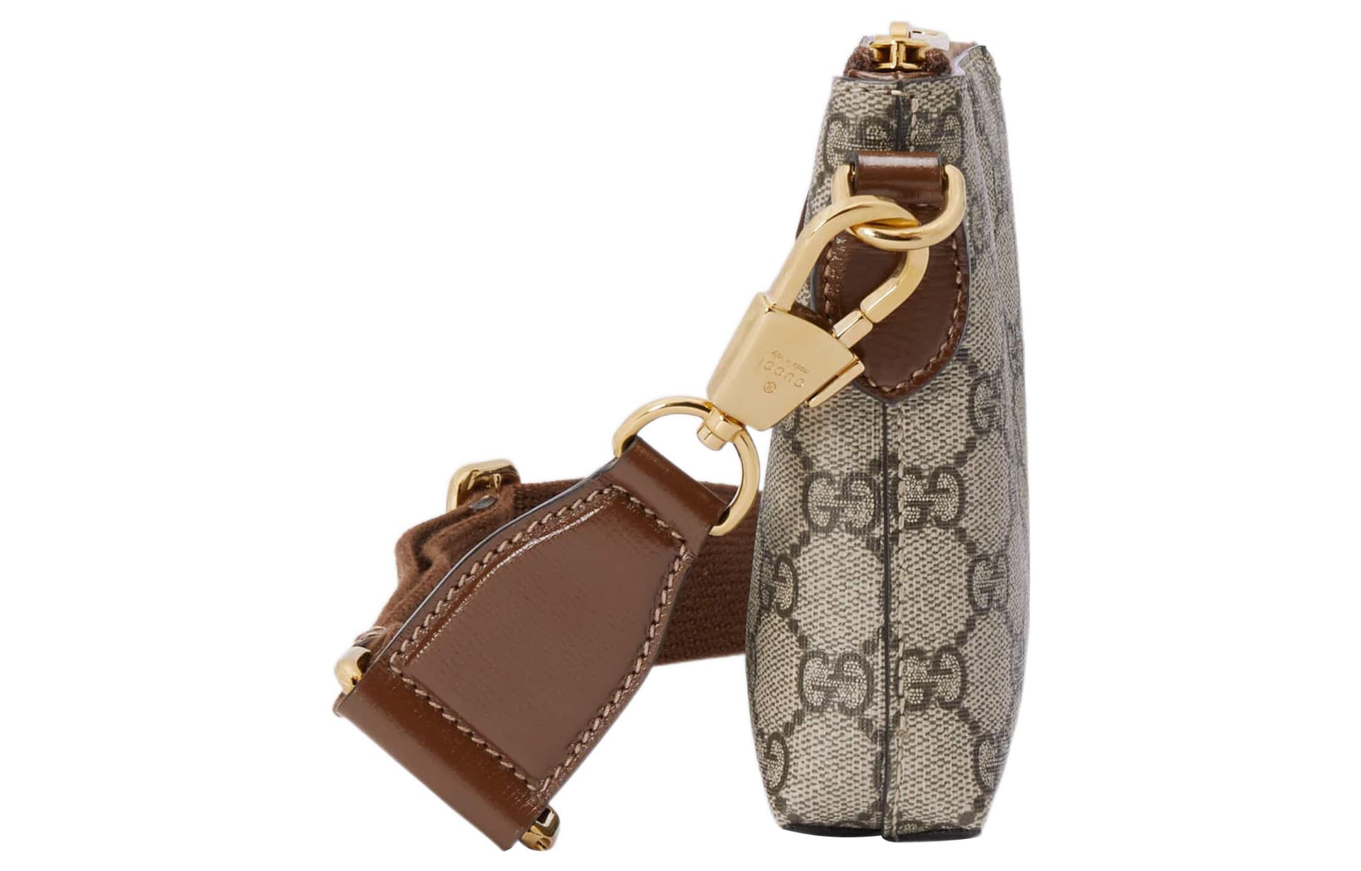 Сумка через плечо Gucci Double G Beige/Brown - изображение 4