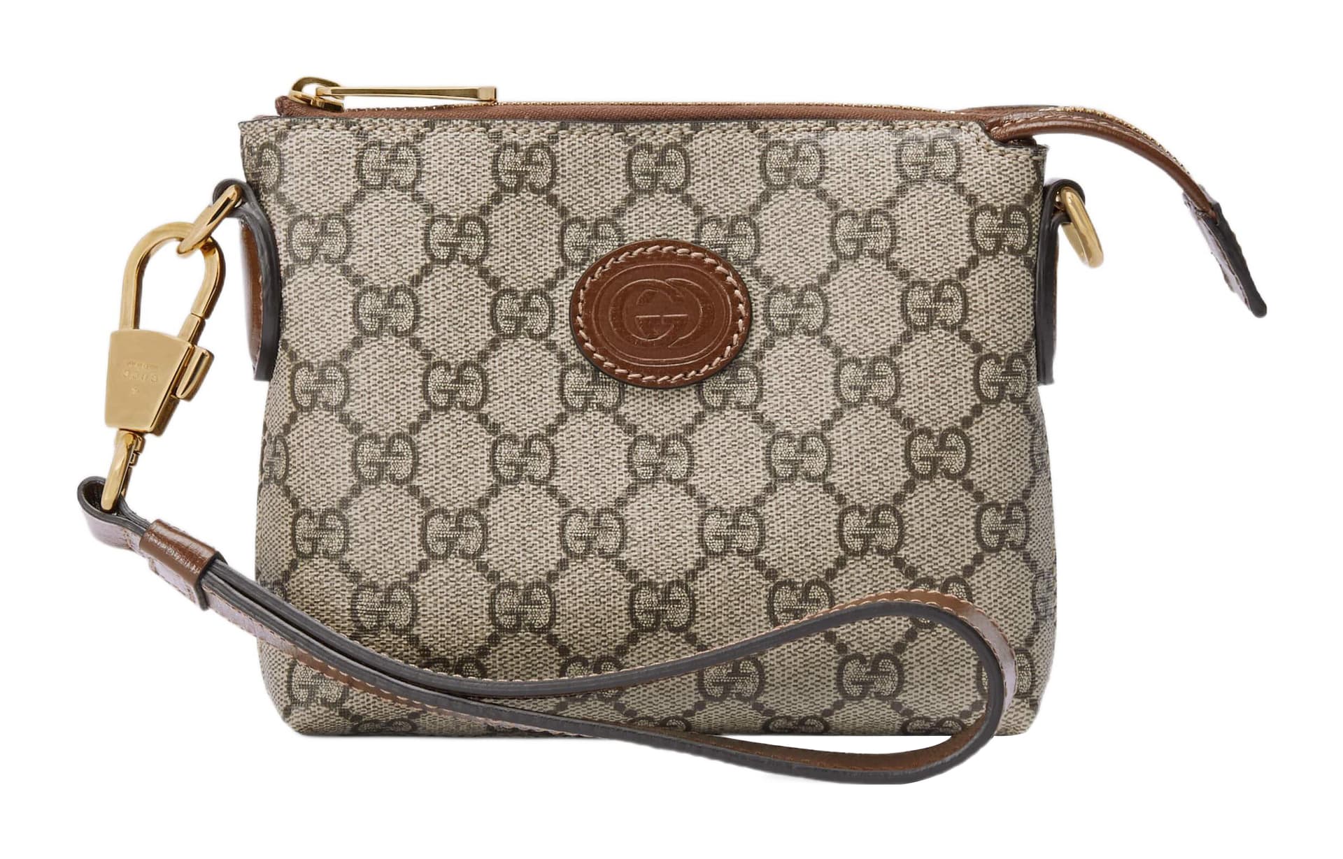 Сумка через плечо Gucci Double G Beige/Brown - изображение 2