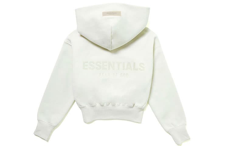 Fear of God Essentials Innersect Kids Pullover Hoodie Mozzarella FW21 - изображение 2