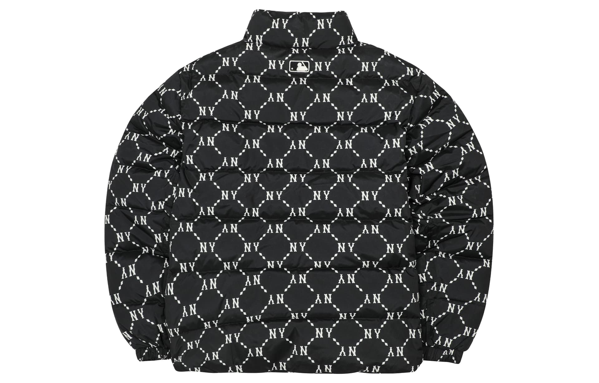 Зимняя куртка MLB FW22 Diamond Short Down Jacket Black - изображение 2