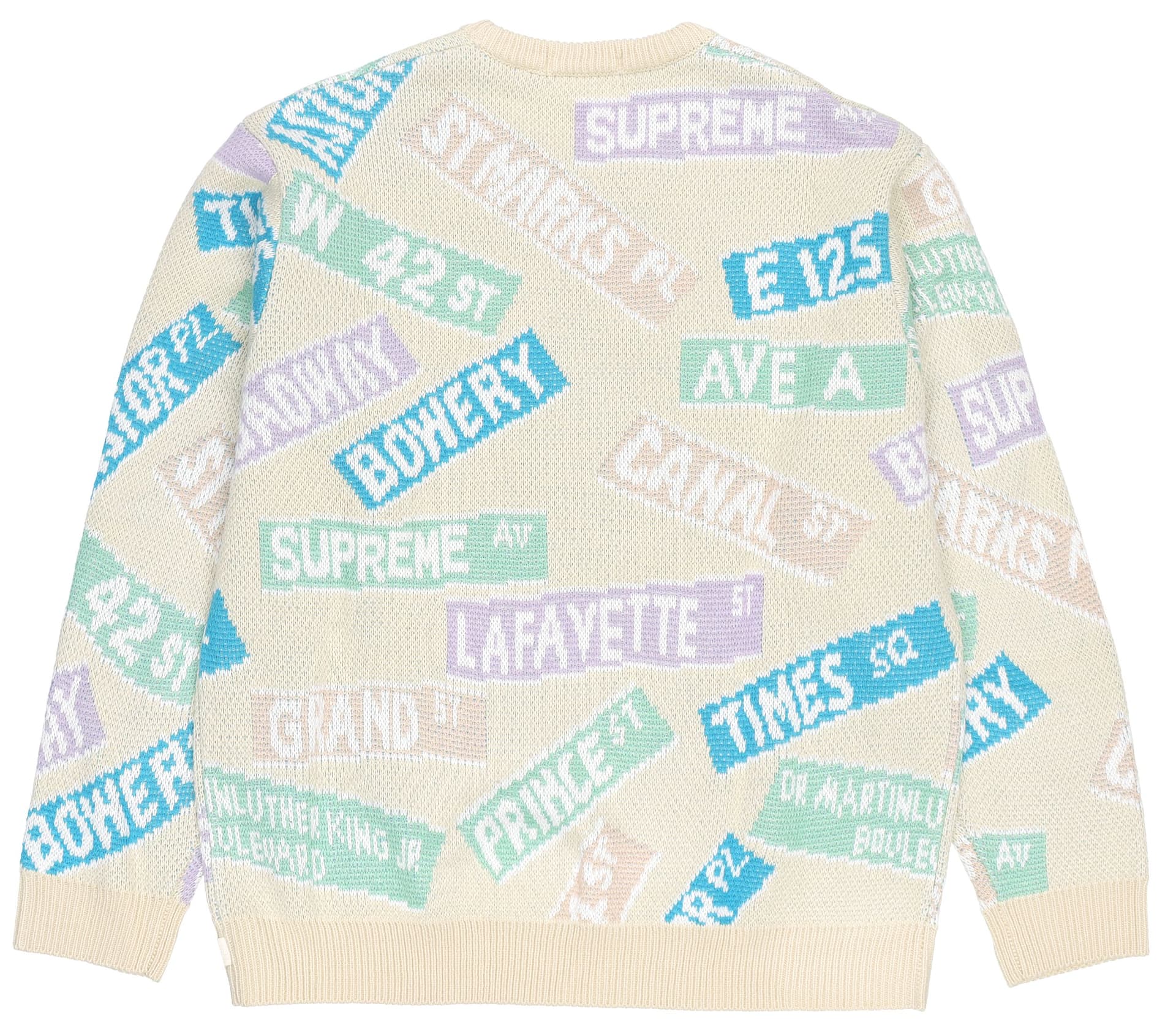 Кофта Supreme SS21 Week 1 Street Signs Sweater - изображение 2