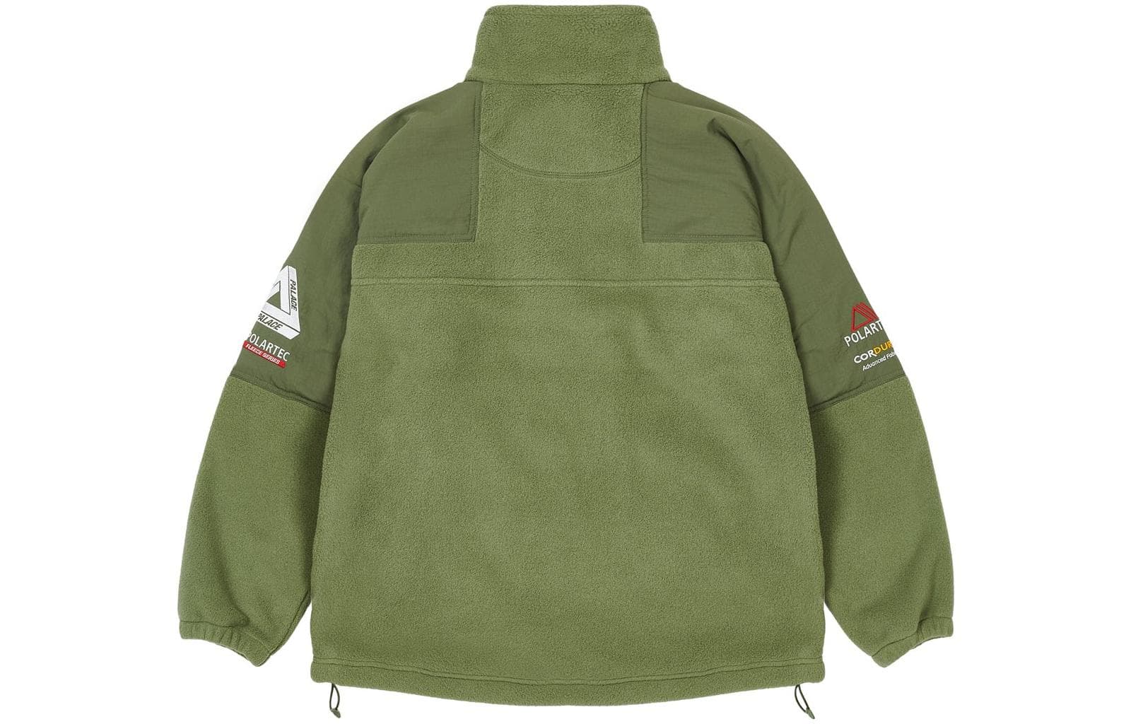 Куртка PALACE FW22 Polartec Double Zip Funnel Olive - изображение 3