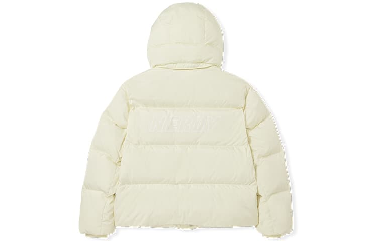 Зимняя куртка NERDY Logo Hoodie Down Jacket Yellow - изображение 2