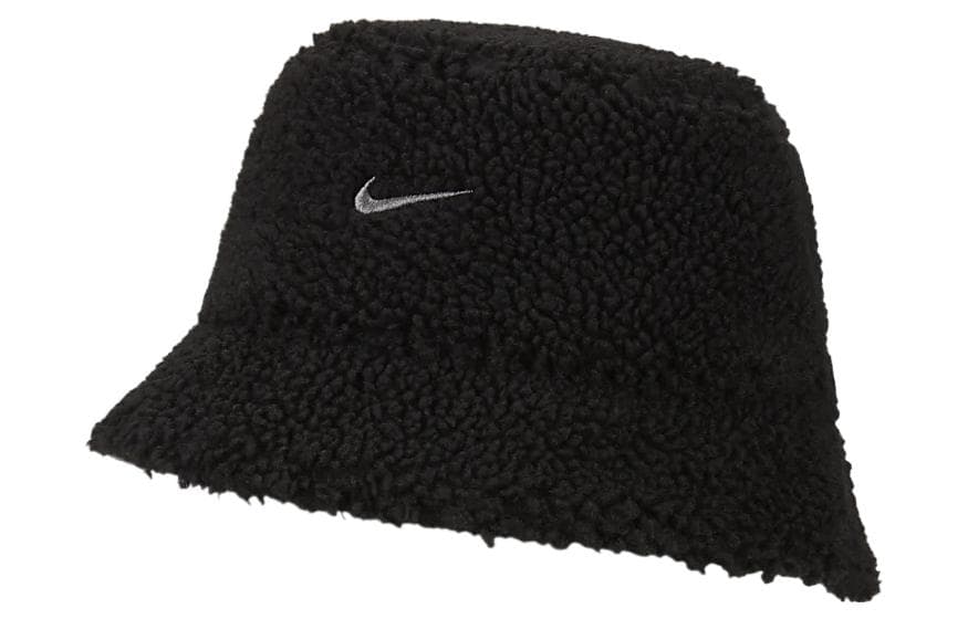 Панама Nike Reversible Fleece Bucket Hat Black/Grey - изображение 3