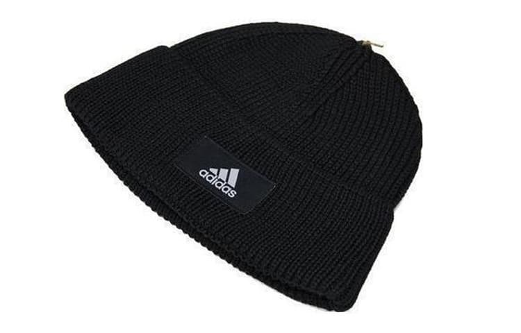 Шапка adidas Logo Knit Beanie Black - изображение 2