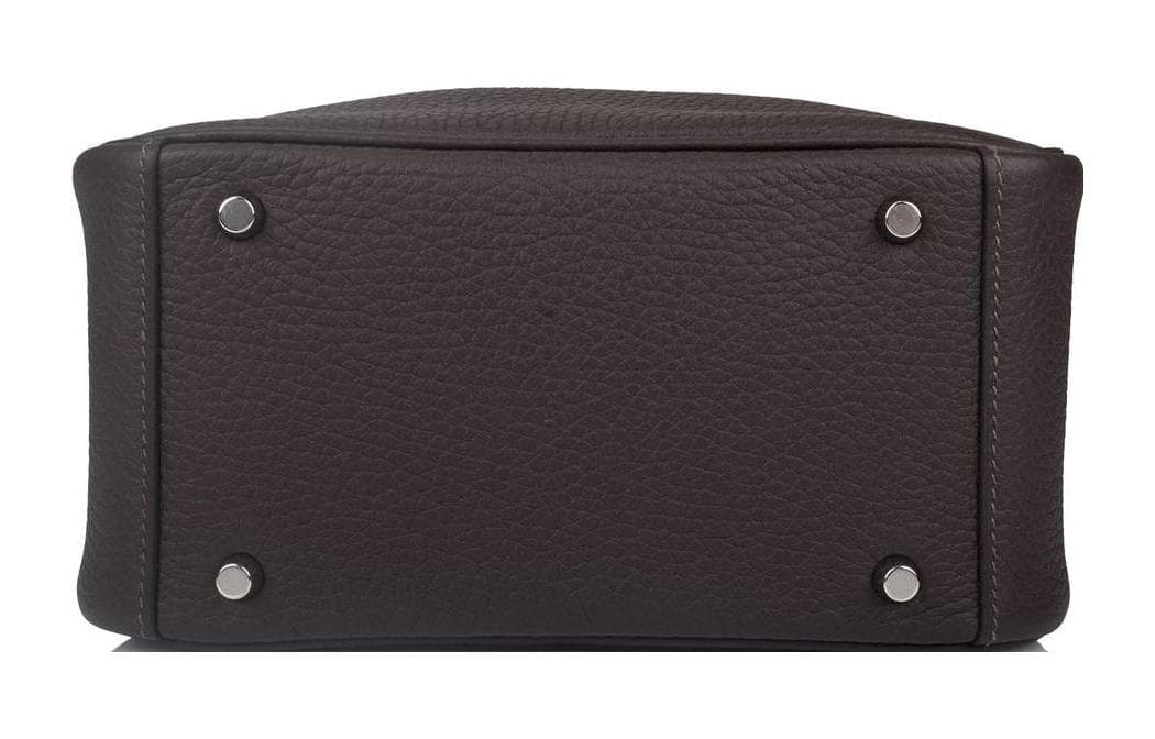 Сумка через плечо HERMES Lindy 19 Taurillon Clemence Noir - изображение 5