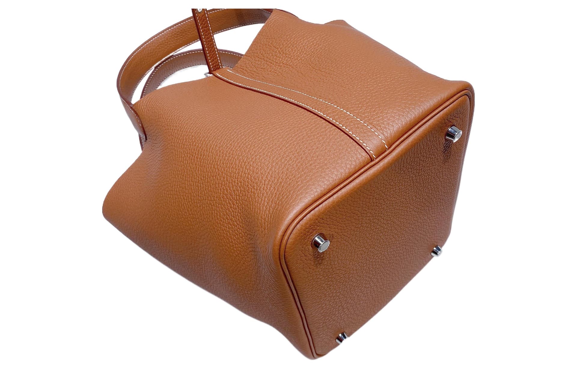 Сумка HERMES Picotin Lock 22 Taurillon Clemence 37 Gold - изображение 4