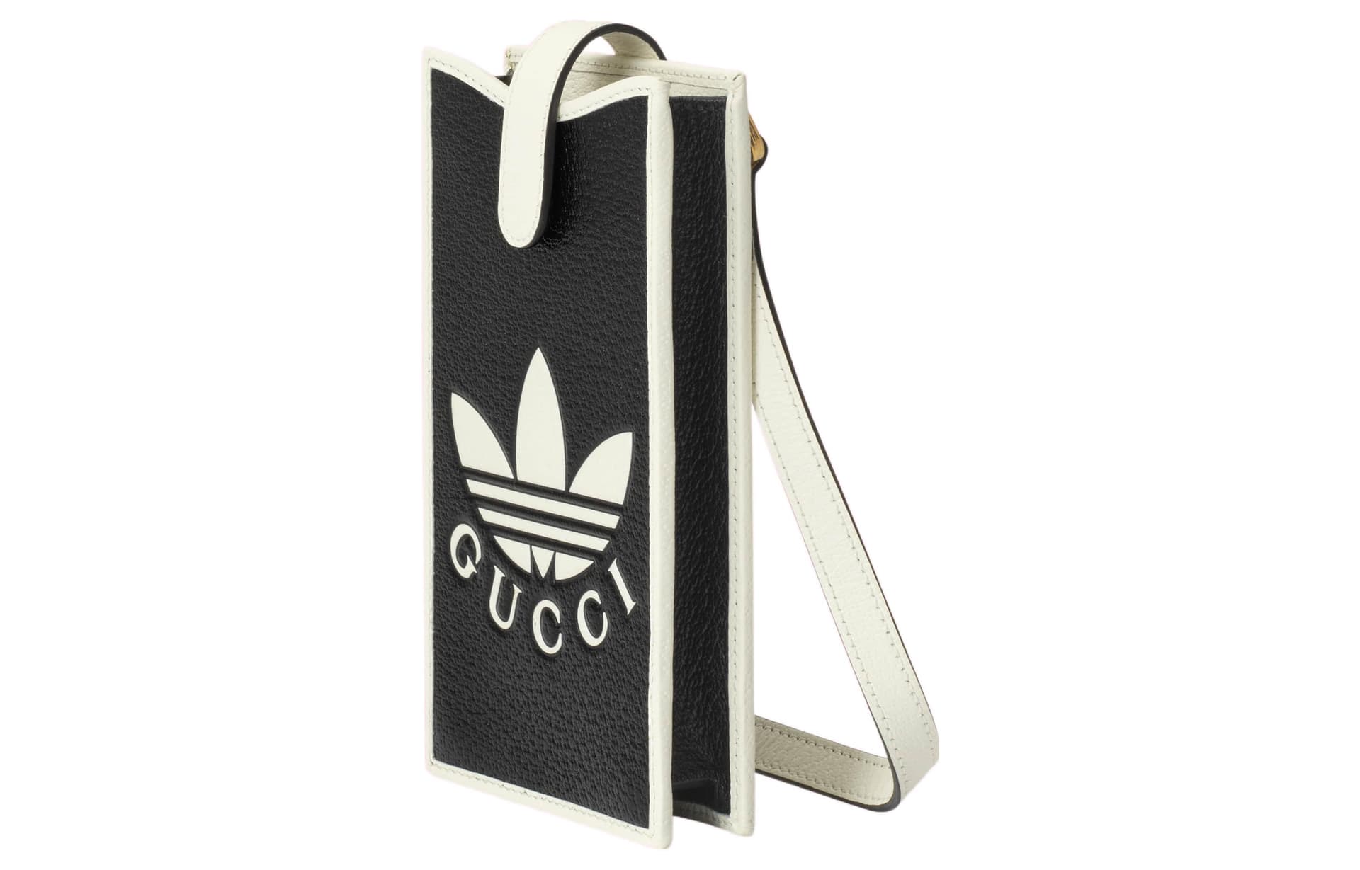 Сумка через плечо Gucci x adidas Leather Phone Bag - изображение 2
