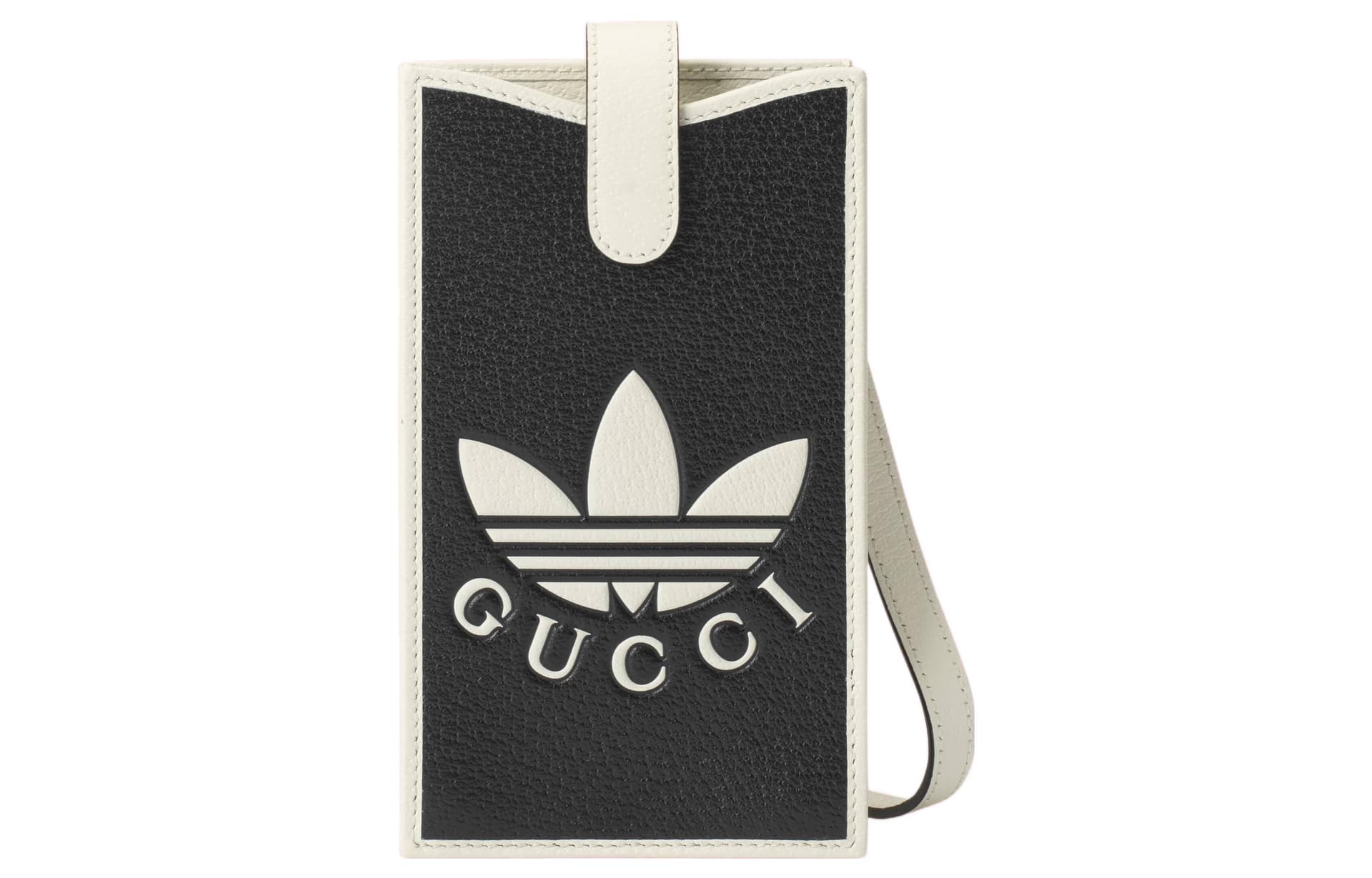 Сумка через плечо Gucci x adidas Leather Phone Bag - изображение 1