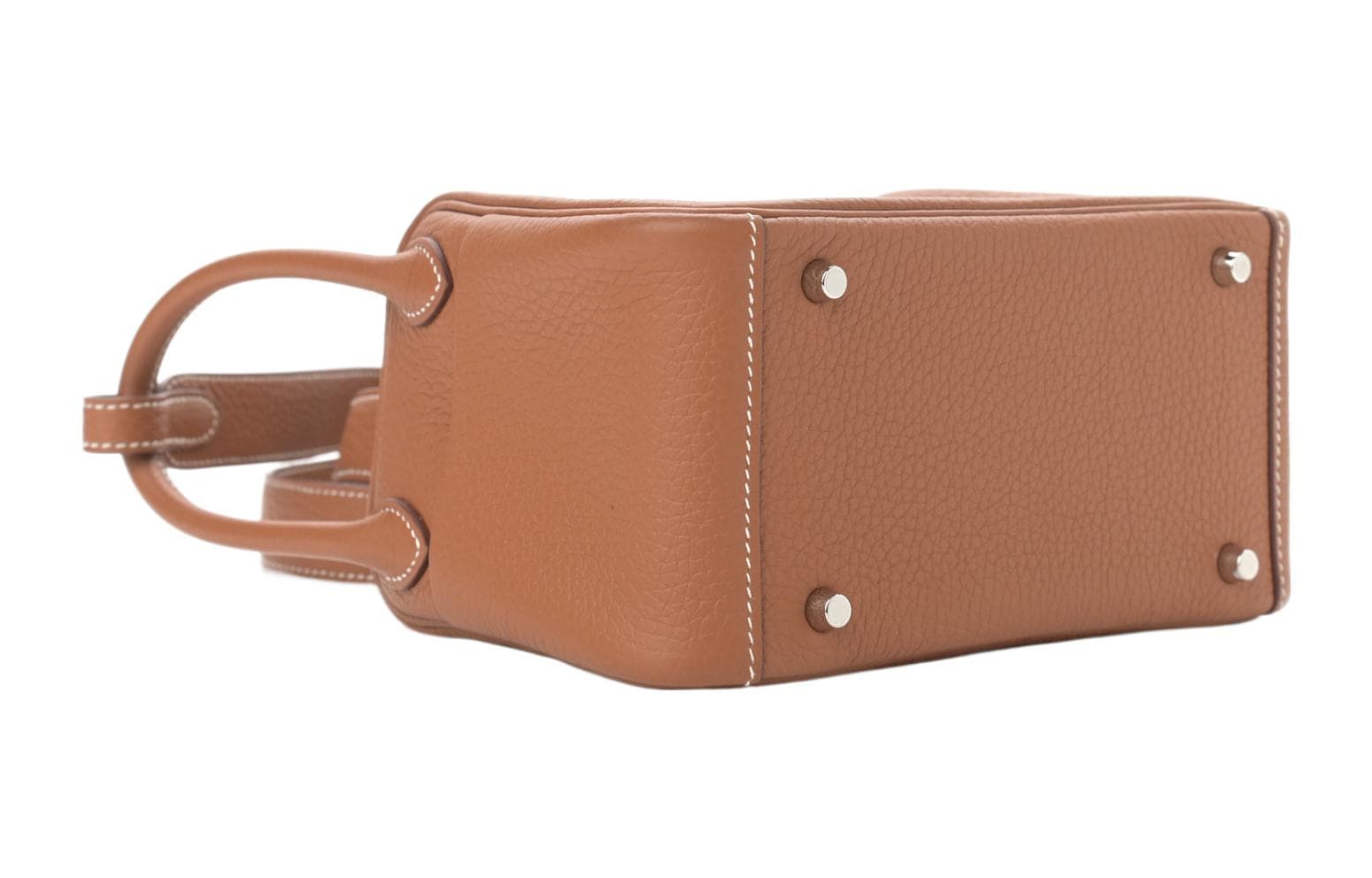 Сумка через плечо HERMES Lindy 19 Taurillon Clemence 37 Gold - изображение 5