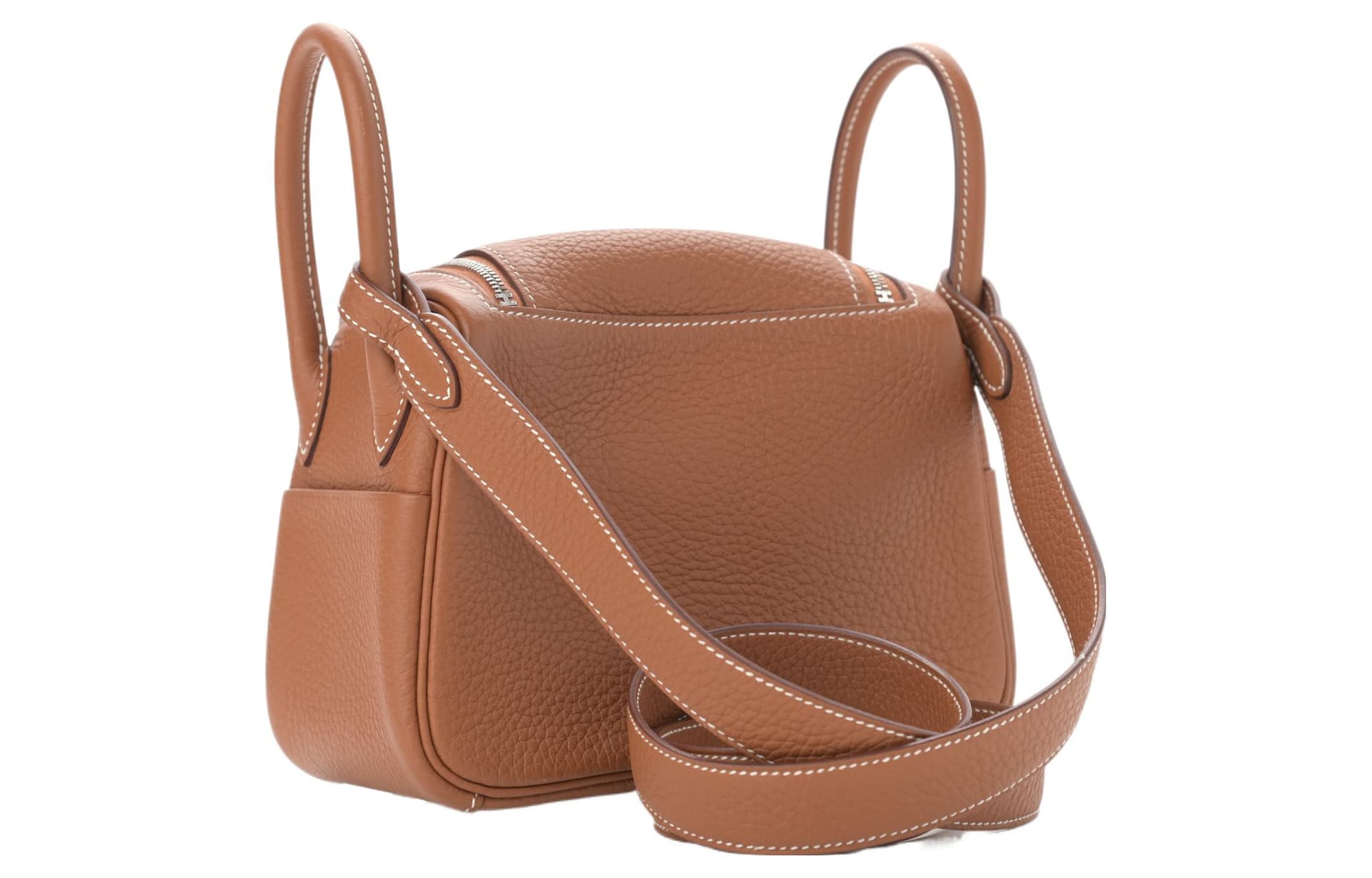 Сумка через плечо HERMES Lindy 19 Taurillon Clemence 37 Gold - изображение 3