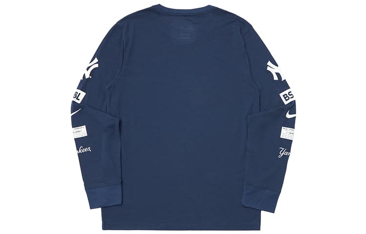 Кофта Nike x MLB Logo Sweatshirt Kids Navy - изображение 2