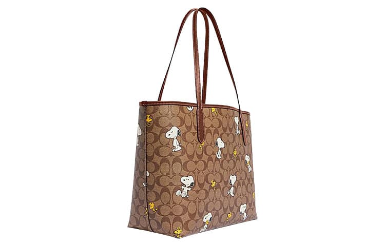Мини-сумка COACH x Peanuts Dempsey 33 Brown - изображение 2