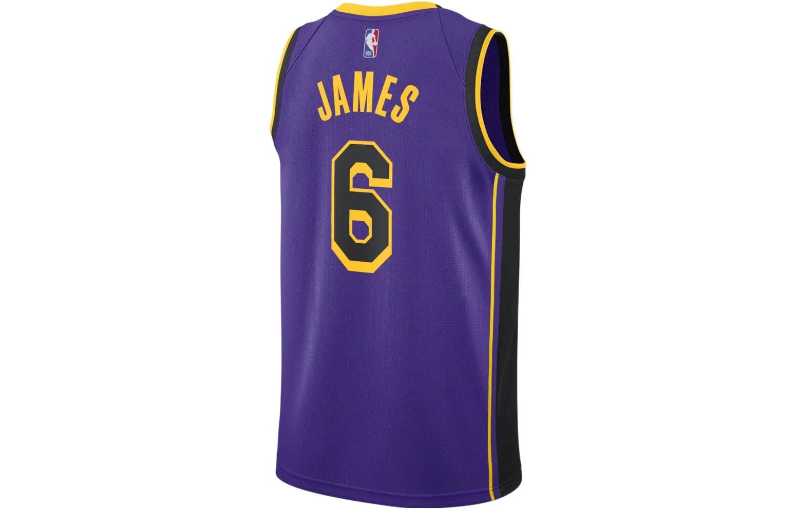 Баскетбольная майка Jordan Lakers 6 Purple - изображение 2