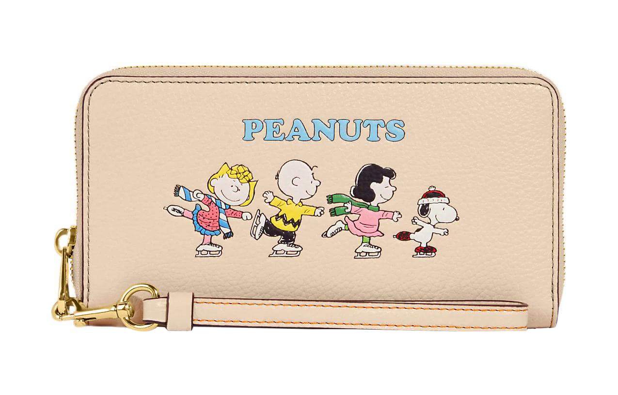 Кошелек COACH x Peanuts Zip Around 19 Ivory - изображение 1