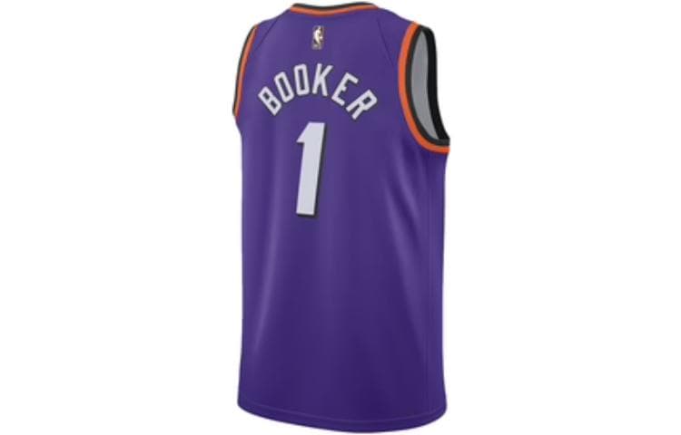 Баскетбольная майка Nike NBA 90s Retro Jersey Suns Booker 1 Purple - изображение 2