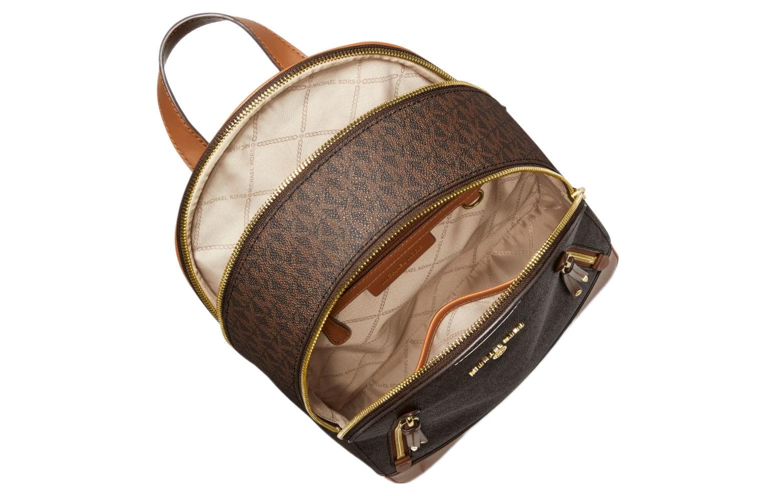 Рюкзак Michael Kors Brooklyn Backpack Ivory Brown - изображение 6