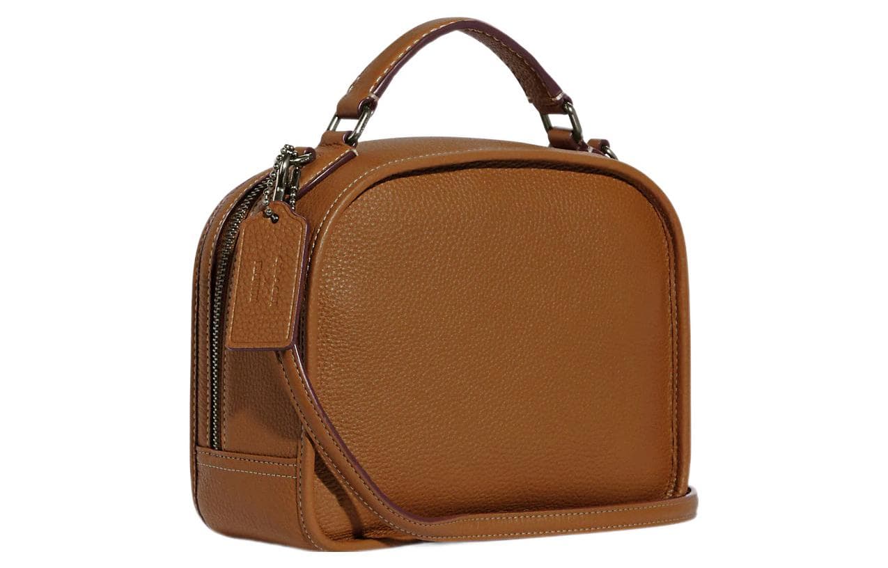 Сумка COACH x Peanuts Snoopy Lunch Pail 22 Brown - изображение 2