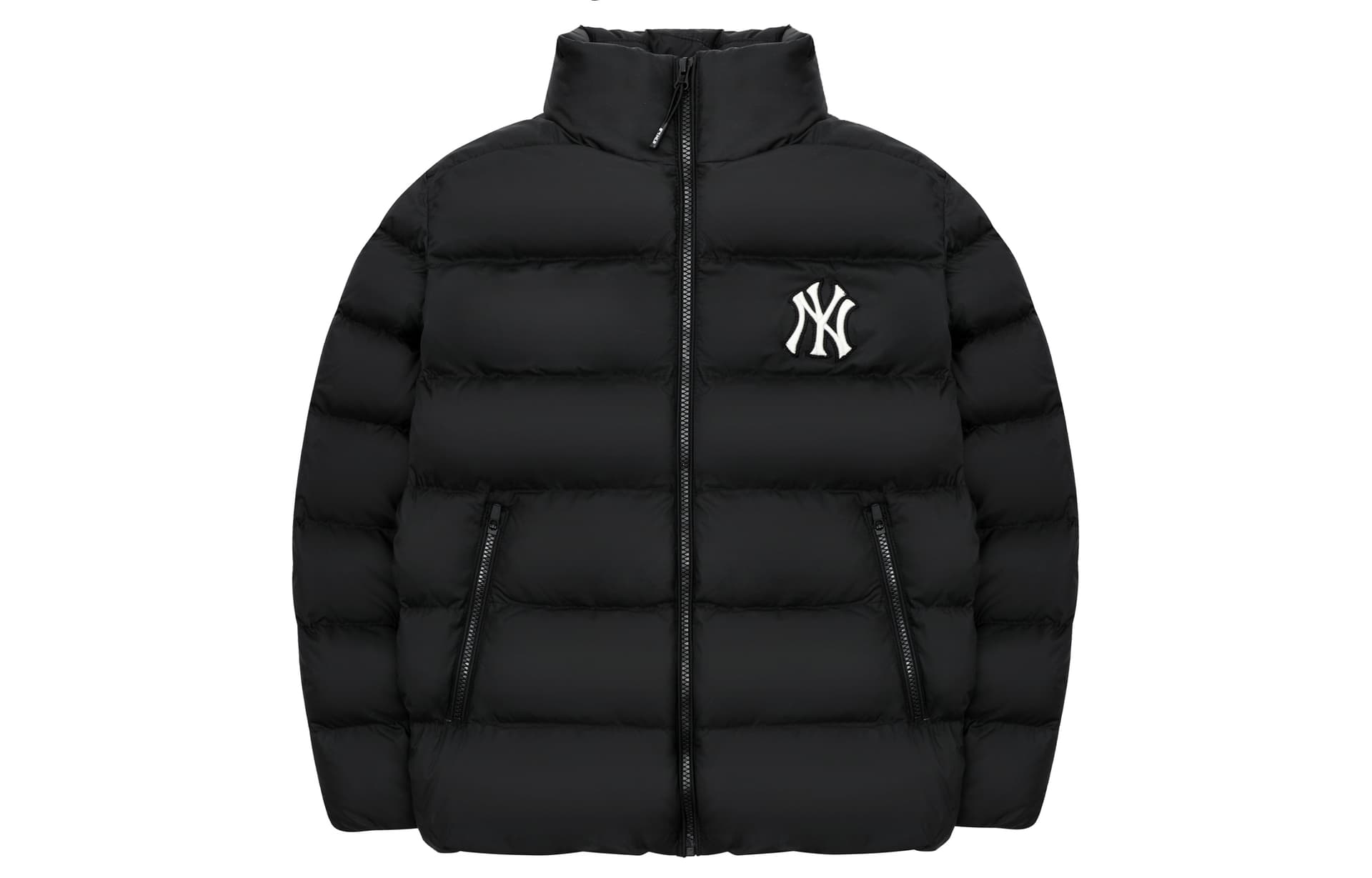 Зимняя куртка MLB Yankees Logo Puffer Jacket Black - изображение 3