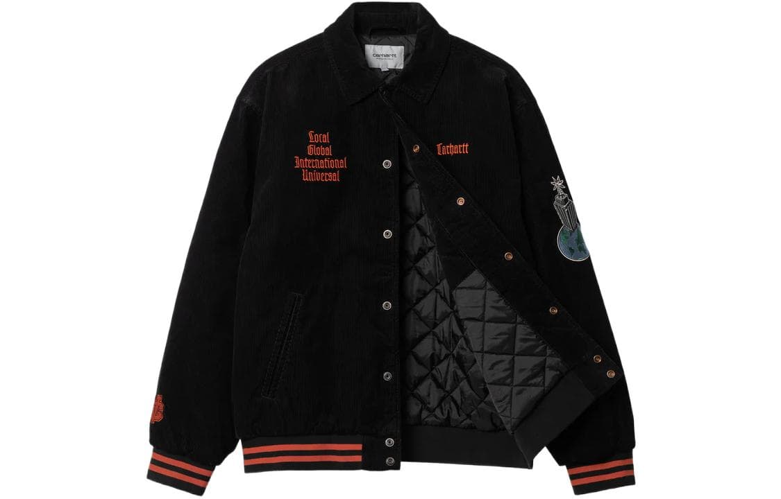 Куртка Carhartt WIP Embroidered Letter Jacket Black - изображение 3