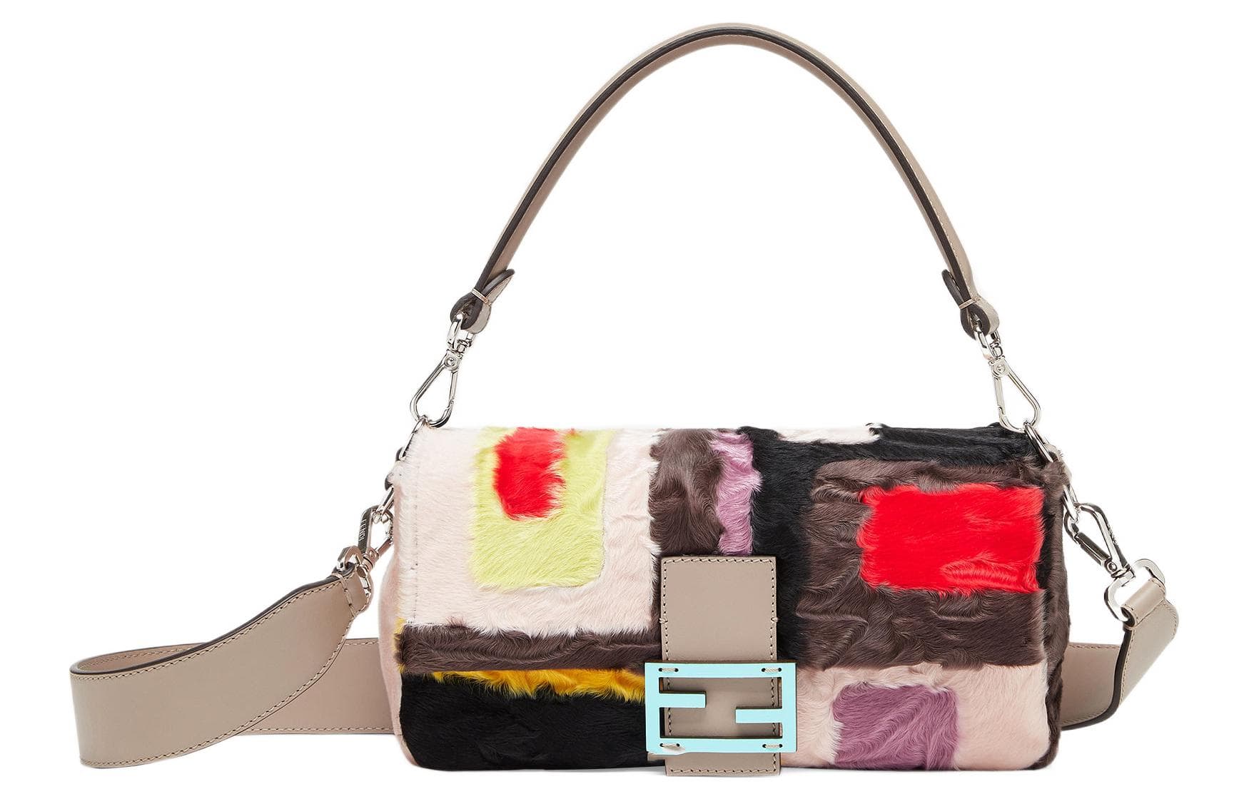Мини-сумка Fendi Baguette Re-Edition - изображение 5
