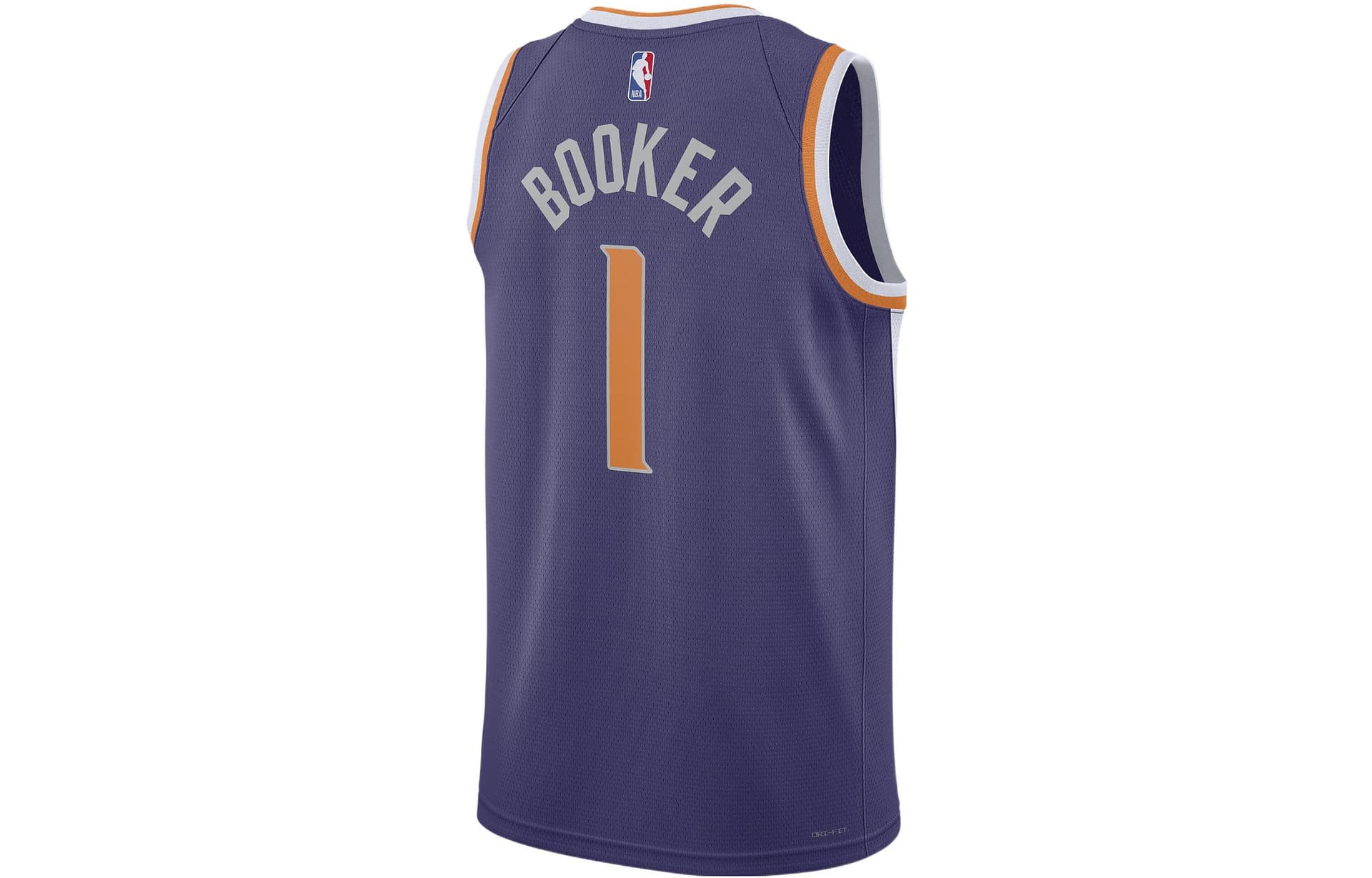 Баскетбольная майка Nike NBA Phoenix Suns Booker #1 Purple Jersey - изображение 2