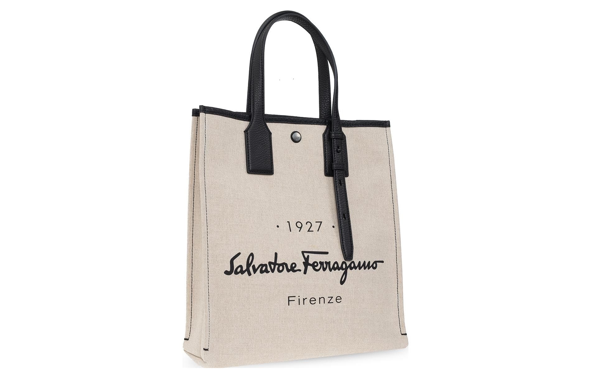 Сумка Ferragamo Logo Canvas Tote Beige - изображение 2