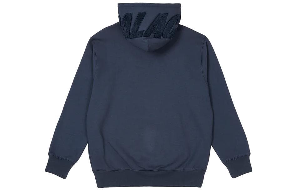 Худи PALACE FW22 Spell Out Chenille Hood Navy - изображение 2