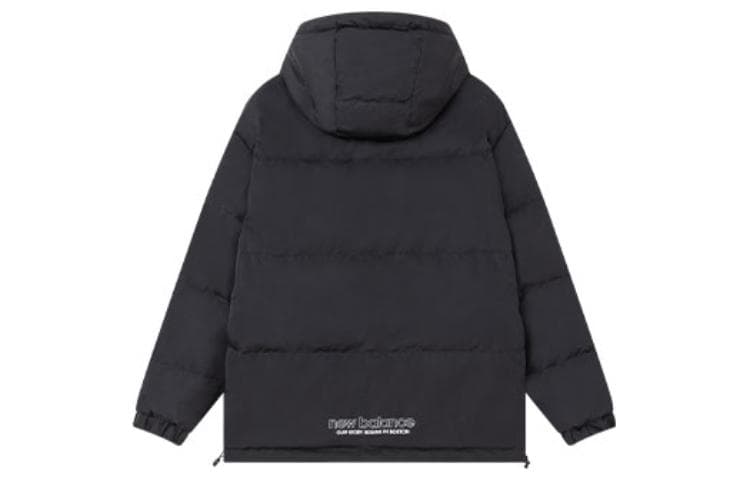 Зимняя куртка New Balance Reversible Logo Puffer Jacket Black - изображение 2