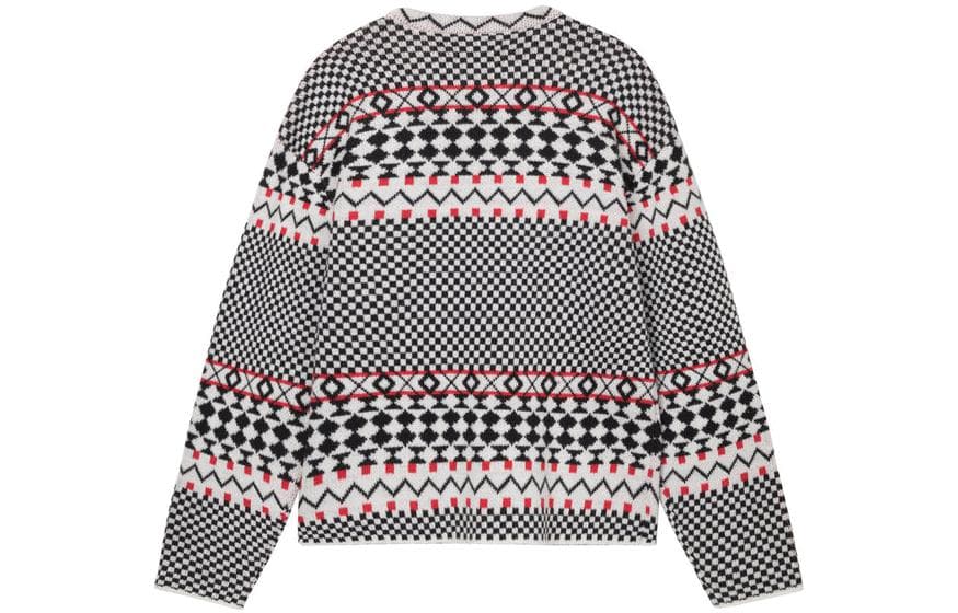 Кофта Stussy FW22 Jacquard Knit Crew - изображение 2