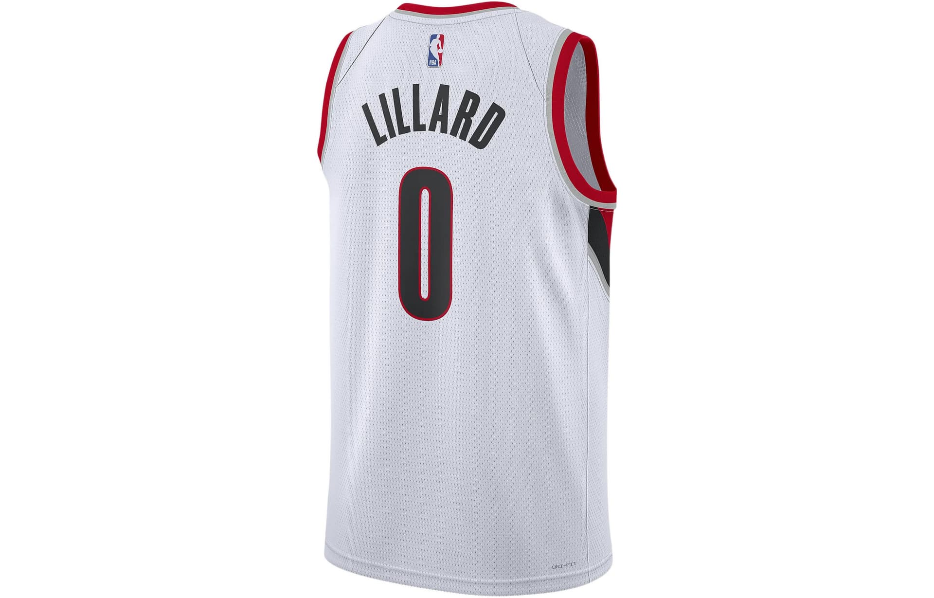 Баскетбольная майка Nike NBA Jersey Trail Blazers Lillard 0 White - изображение 2