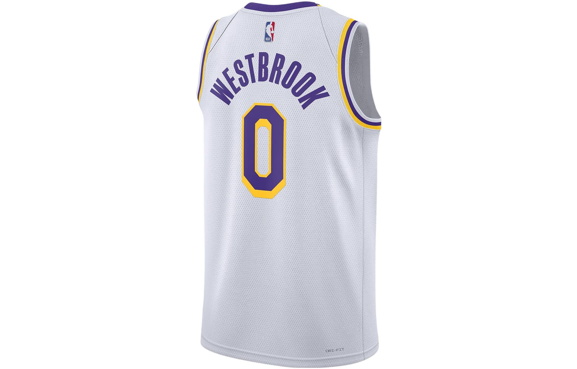 Баскетбольная майка Nike NBA Lakers Westbrook Jersey White - изображение 2