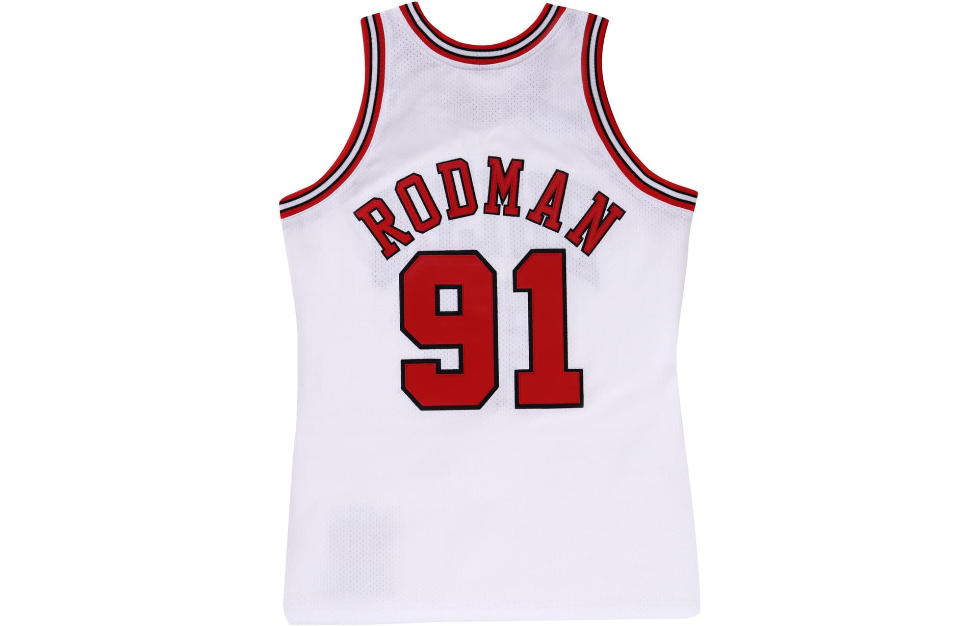 Баскетбольная майка Mitchell & Ness Dennis Rodman 97-98 Chicago Bulls Jersey - изображение 2