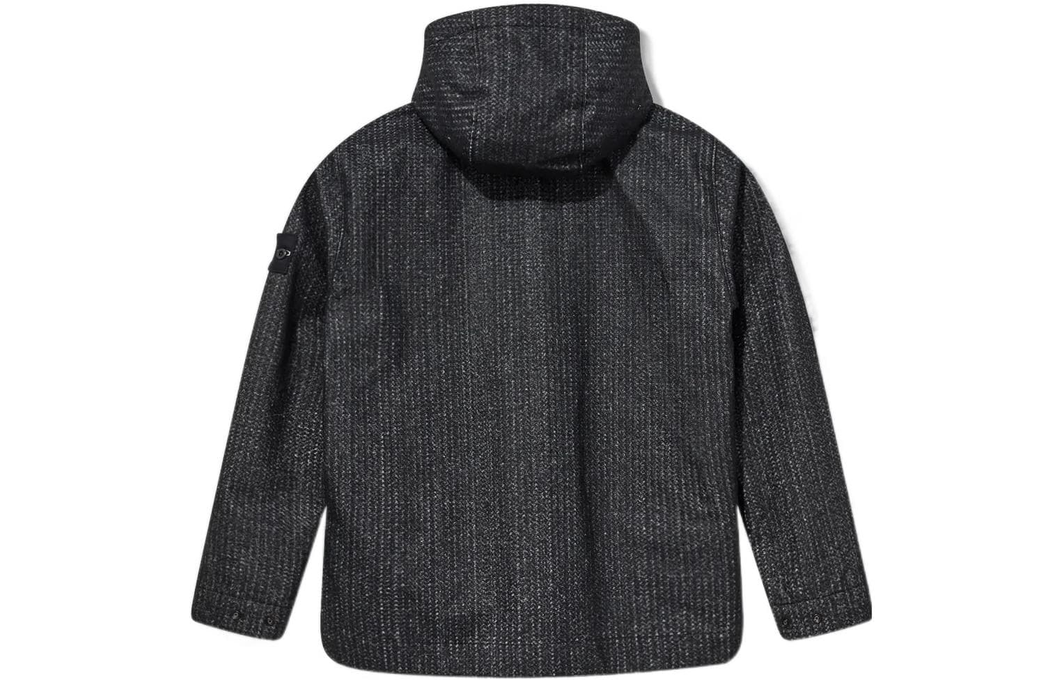 Куртка Stone Island White Label Reflective Hooded Jacket Black - изображение 2